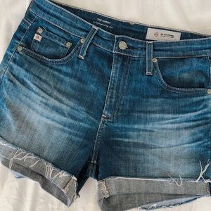 AG Denim Shorts - The Hailey ex-boyfriend roll up
